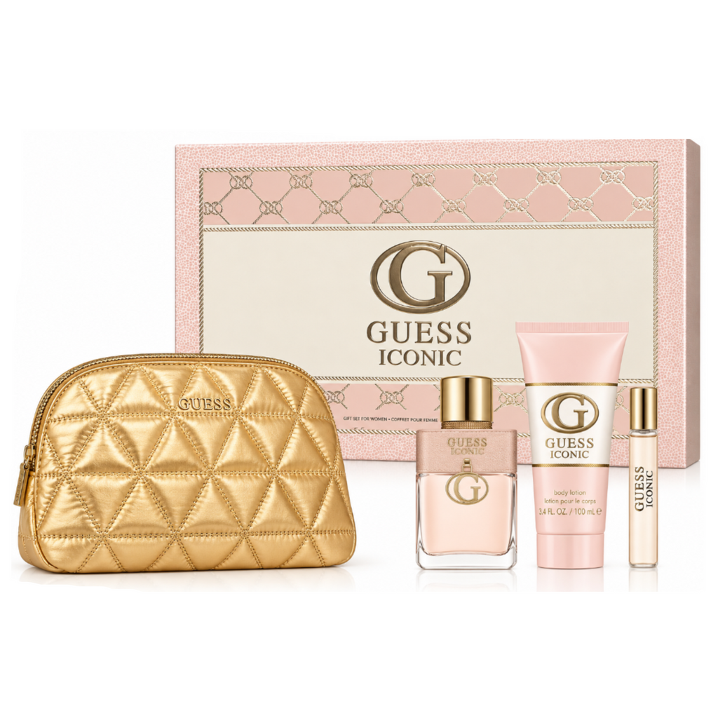 GUESS ICONIC SET 4p 3.4oz W EDP