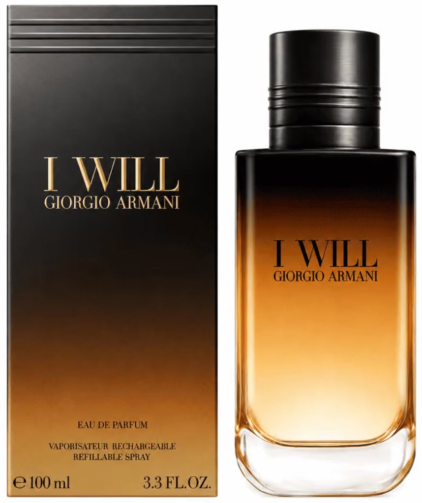 ARMANI I WILL 3.3oz M EDP SPRAY