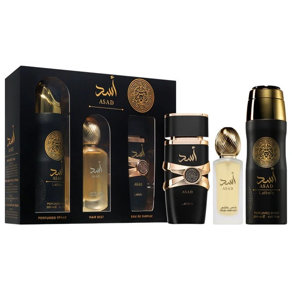 ASAD SET 3p 3.4oz M EDP SPRAY