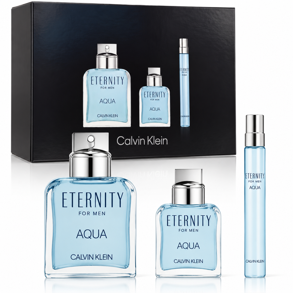 ETERNITY AQUA SET 3p 3.3oz M EDT