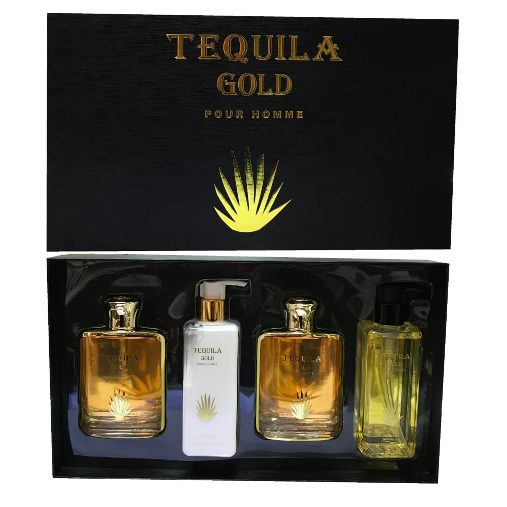 TEQUILA GOLD SET 4p 3.4oz M EDP