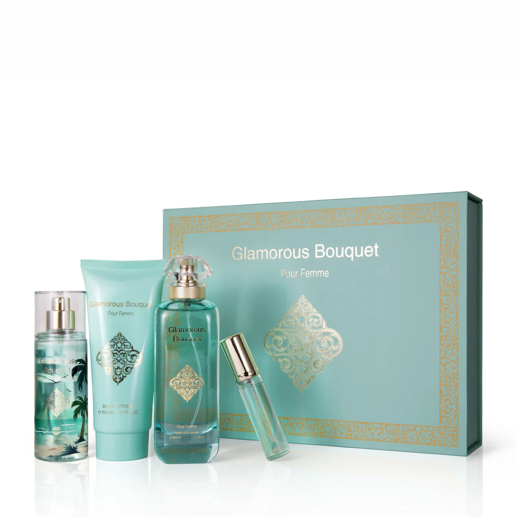 GLAMOROUS BOUQUET SET 4p 3.4oz W