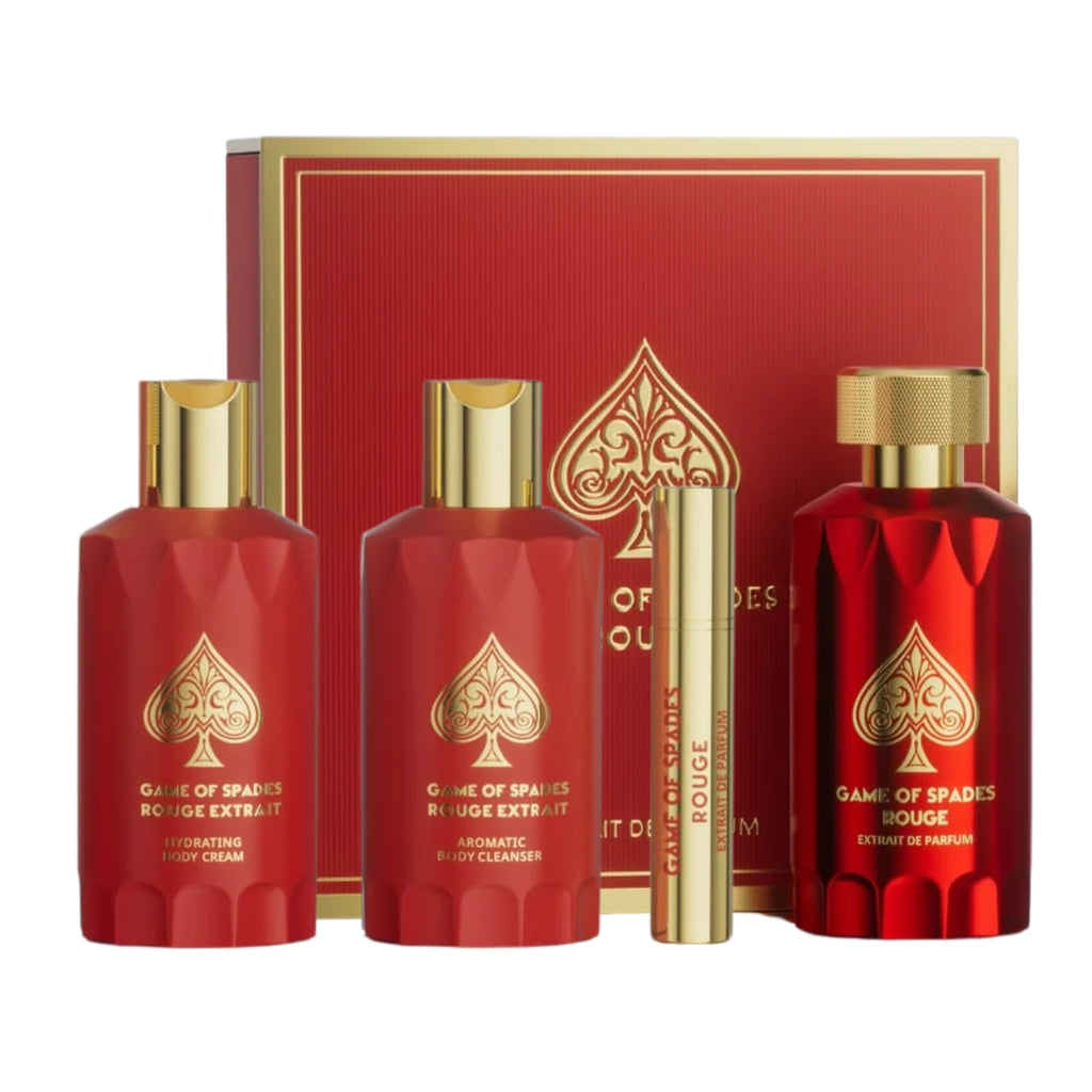 GAME SPADE ROUGE SET 4p 3.4oz U