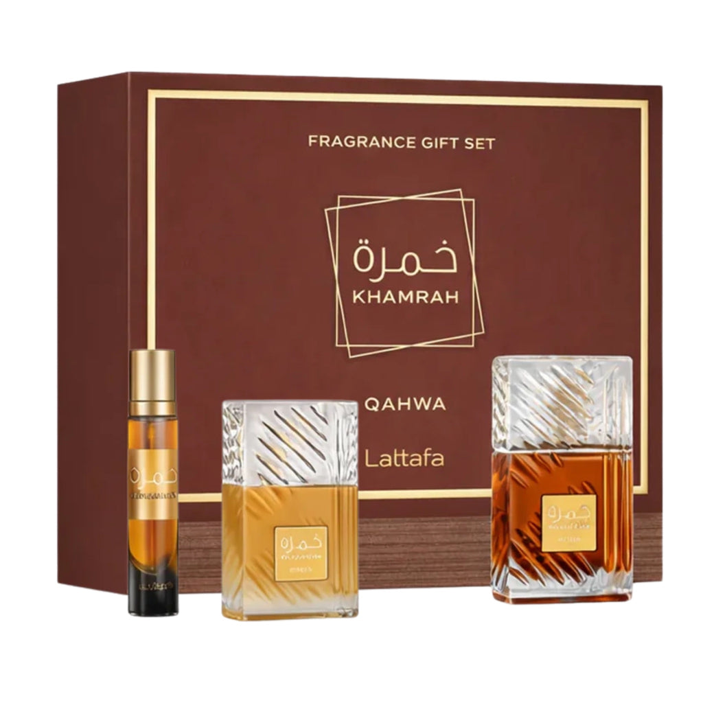KHAMRAH QAHWA SET 3p 3.4oz U EDP