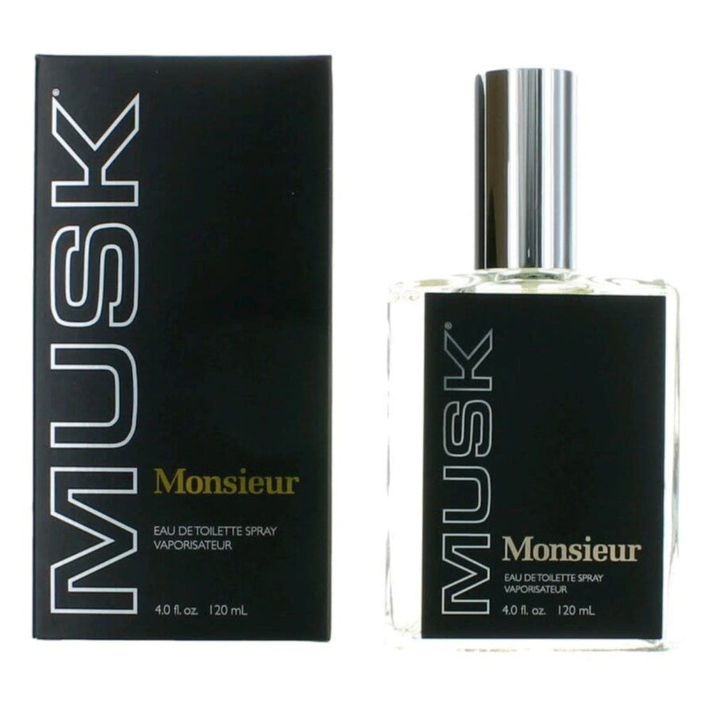 MUSK MONSIEUR 4.0oz M EDT SPRAY