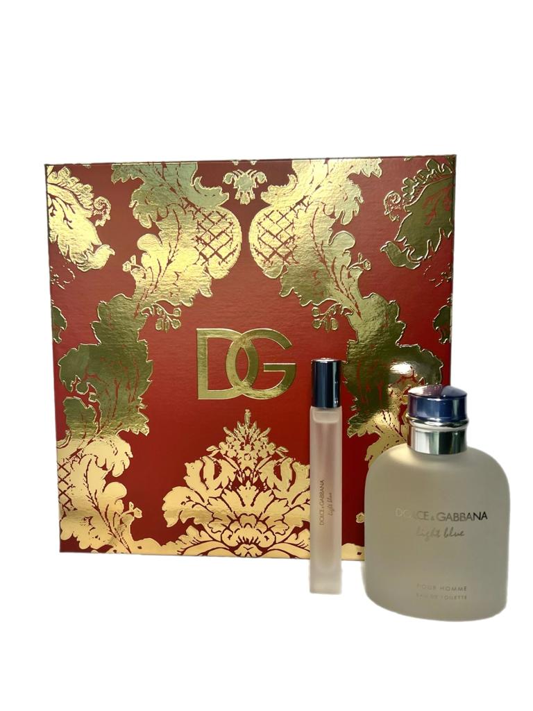 LIGHT BLUE D&G SET 2p 2.5oz M ED